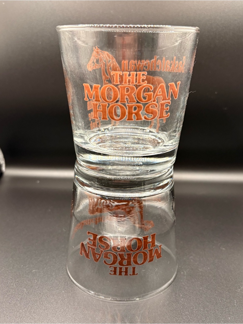 MCM Set of 2 Morgan House Club Whiskey Social Drinkware Saskatchewan Canada